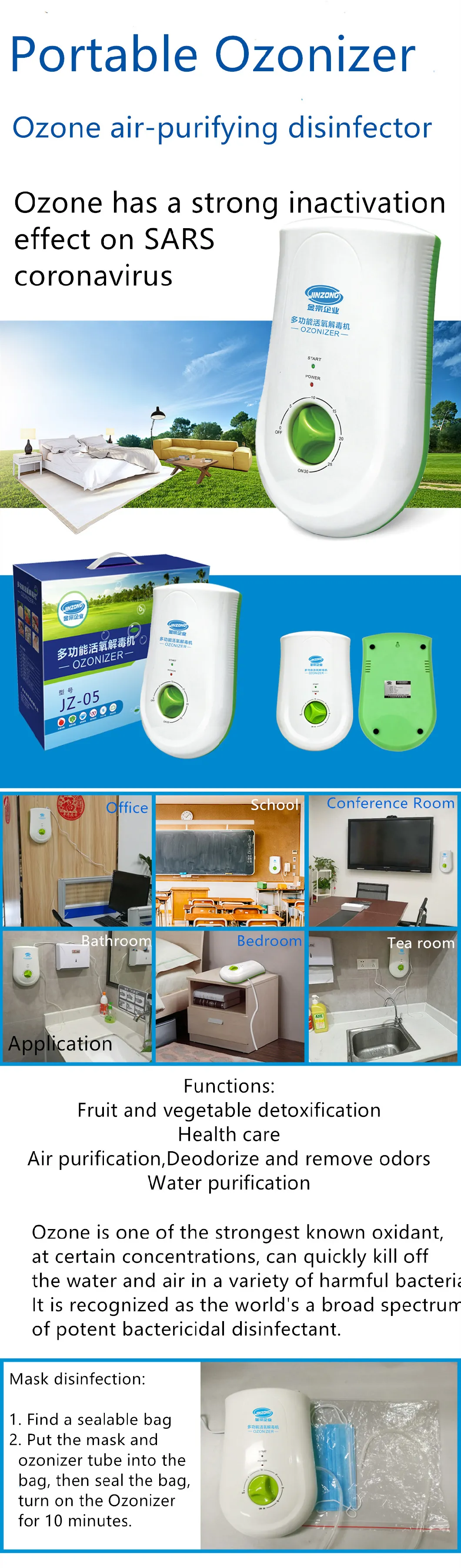 Ozone Sterilizer Jz-05
