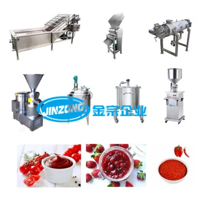 Tomato Ketchup Fruit Paste Making Production Line China Supplier
