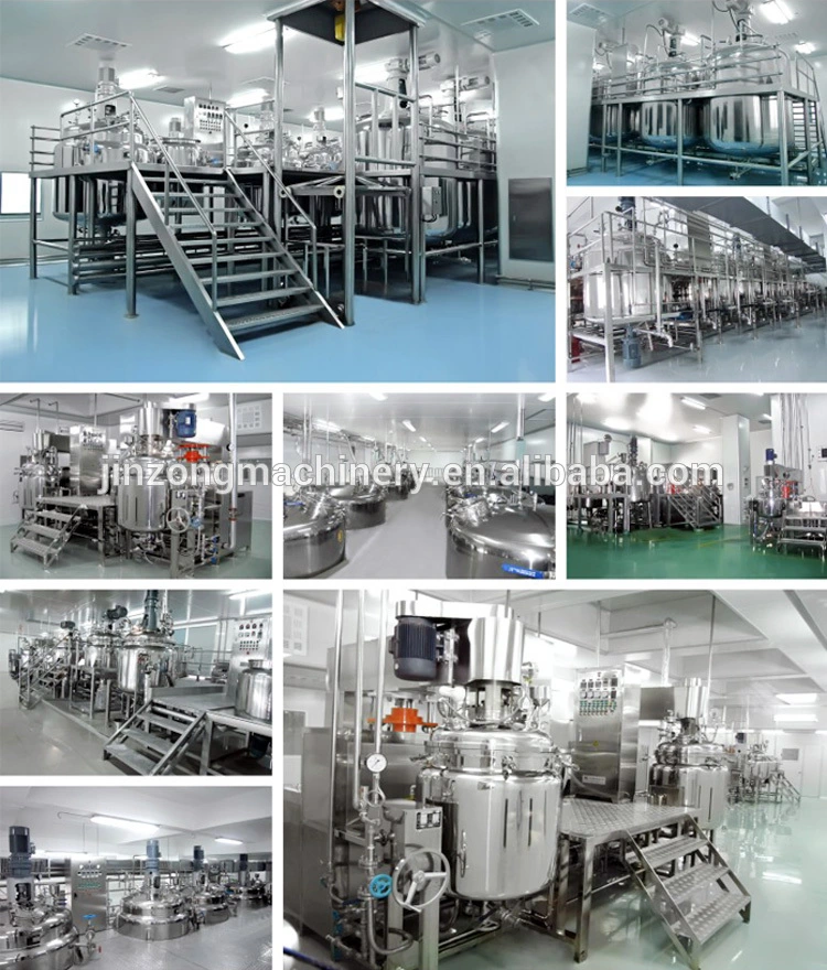 Pharmaceutical Ointment Cream Gel Manufacturing Vessel Stainless Steel Mixer