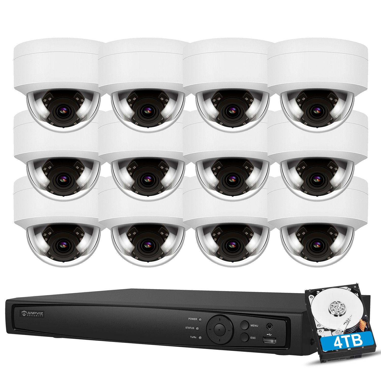 12 channel cheap security system