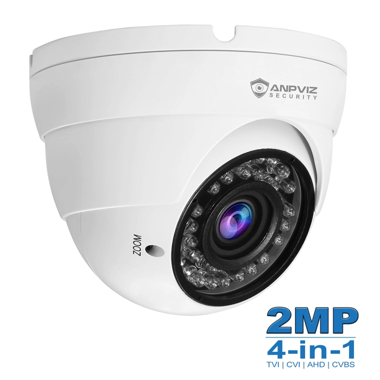 milla nautica raqueta margen Anpviz Security 4 en 1 cámara domo CCTV 1080P 4 en 1 2MP cámara domo de