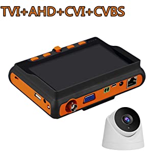 Probador de cámara IP Monitor de servicio LCD Touch 4 AHD CVI TVI CVBS PTZ  UTP