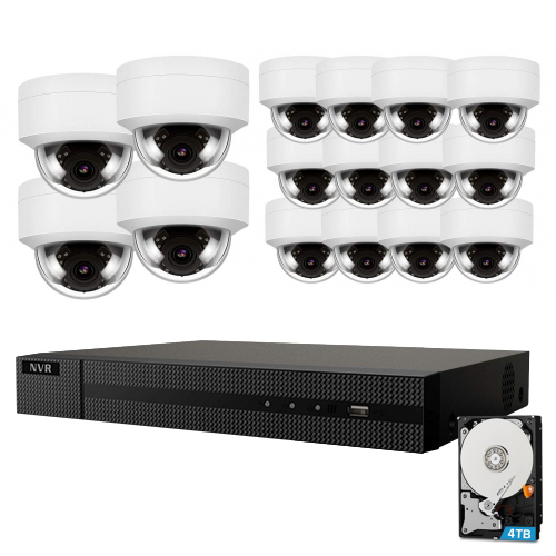 16 camera security clearance system with audio