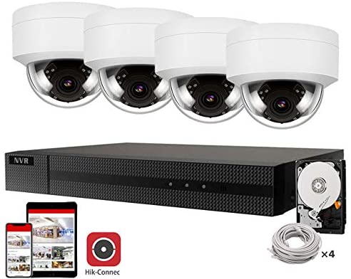 98ft Night Vision 32CH 4K H.265+ NVR with 6TB HDD Anpviz 4K 8MP 32Channel IP POE Security Systems IVMS4200 24pcs Wired 5MP IP POE Cameras Outdoor Home Security System with Audio 