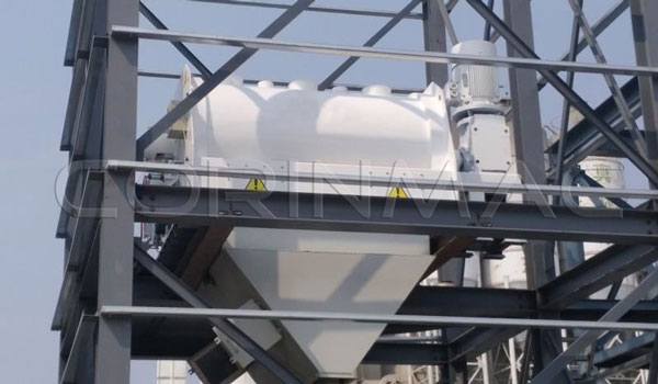 dry mortar product silo