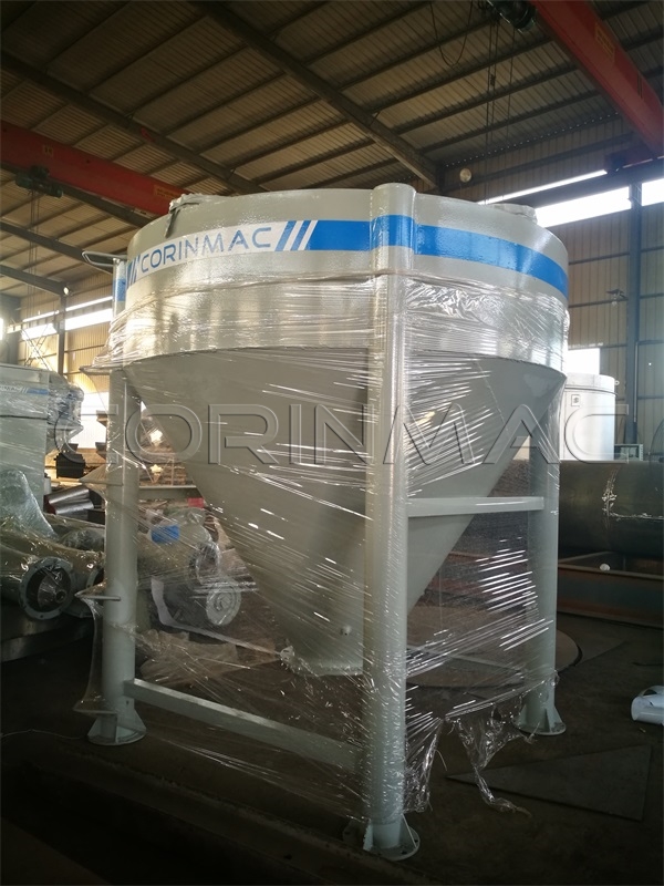 dry mortar product silo