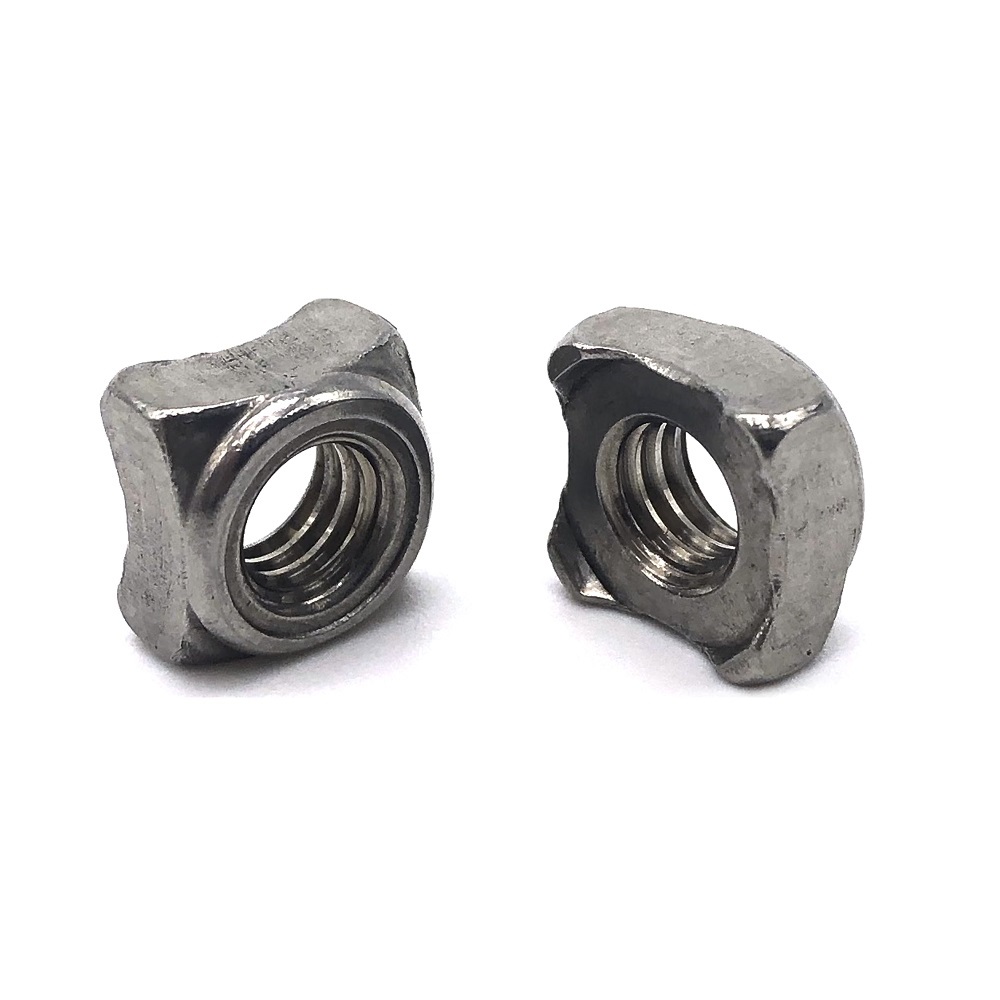 Customized Steel Zinc square weld nuts m20 m8 m10 square point weld nut ...