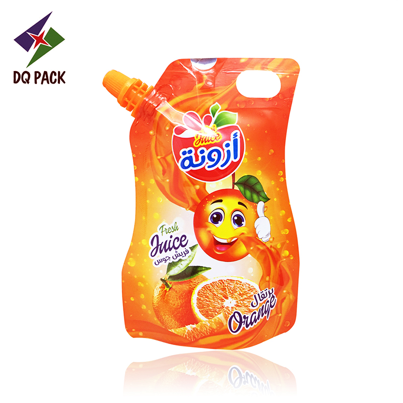 100ml 150 ml 200ml injection filling juice pouch stand up pouch with spout packing juice