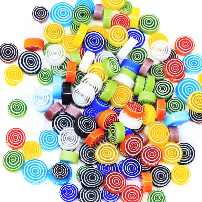 Millefiori Small Glass Beads for Mosaic Crafts,Mosaic Supplies Mosaic Tiles for Fused Glass Supplies