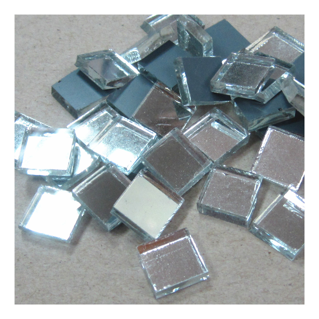 10mm mirrored mosaic tiles mini squares craft mosaic glass mirror tile
