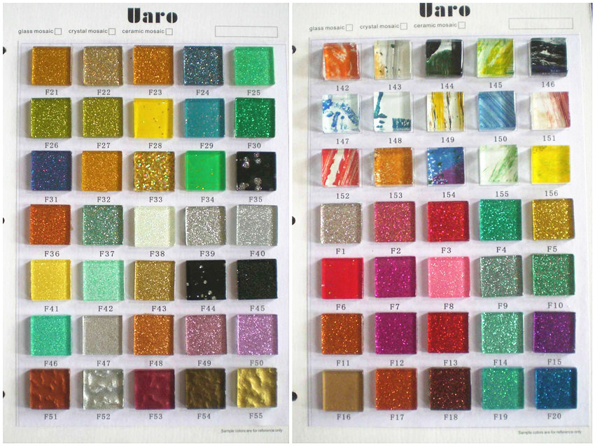 Crafts Colorful Pure DIY Chips Artwork Art  Glass Loose Mosaic Tile
