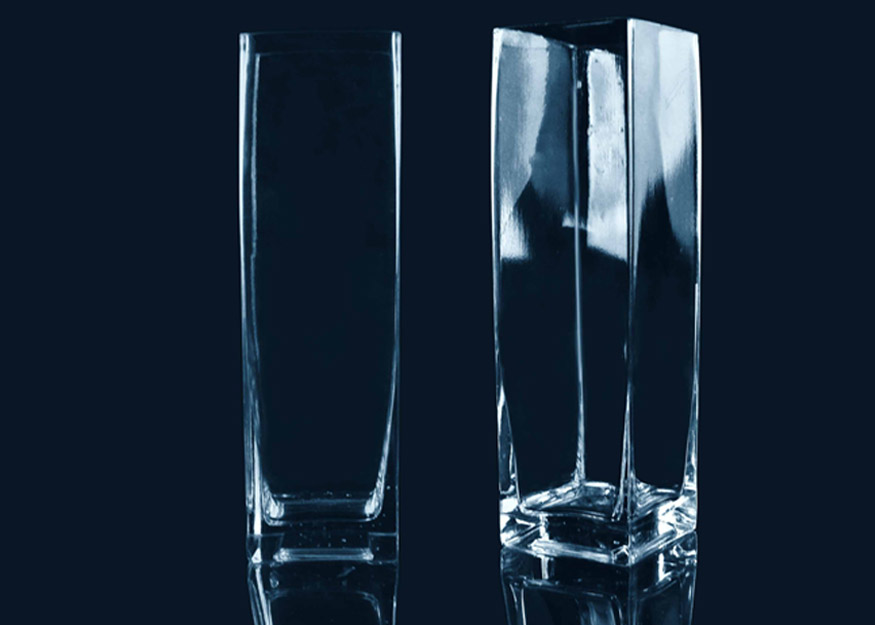 Glass vase glassware for DIY craft kits