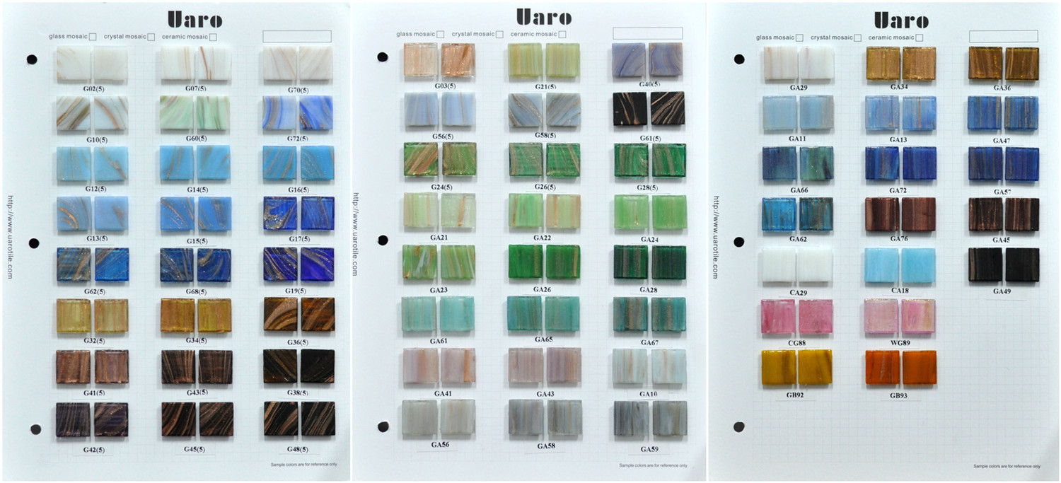 Mosaic mesh mounted backing fiber mesh mounted for mosaic tiles