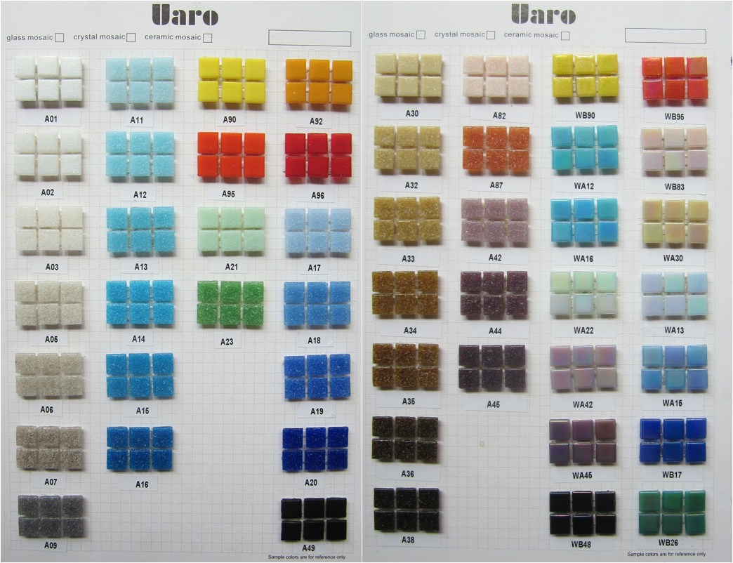 Crafts Colorful Pure DIY Chips Artwork Art Glass Loose Mosaic Tile