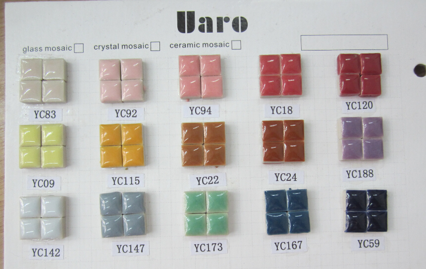 Glazed ceramic irregular mosaic tiles 6mm irregular stone tile outdoor swimming pool tiles