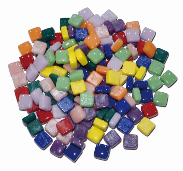 Mixed Color Glass Mosaic Tiles Shape Mosaic DIY Art Craft Materials For Puzzle