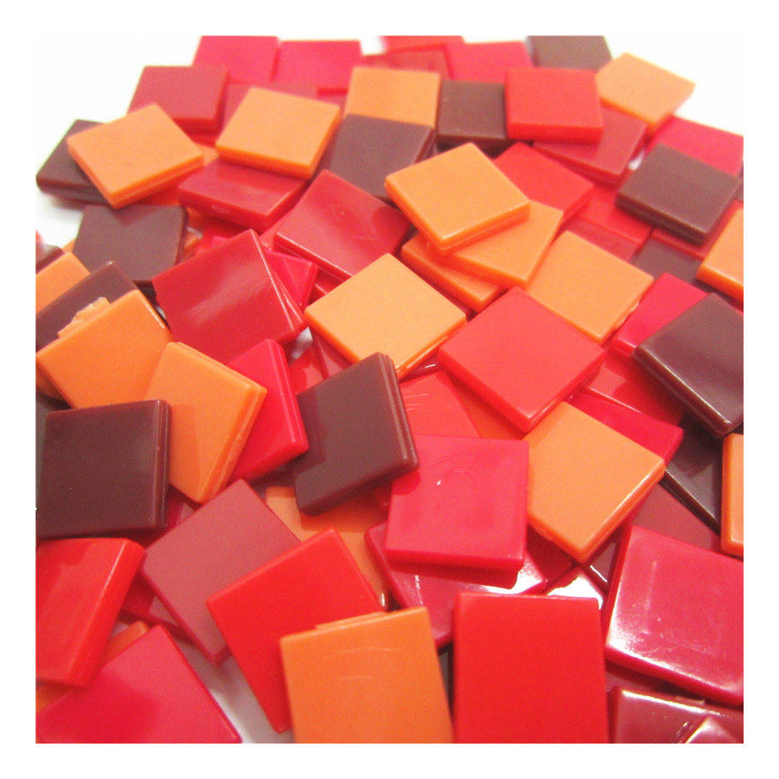 5mm 10mm mini mosaic tiles rainbow acrylic craft mosaic tiles