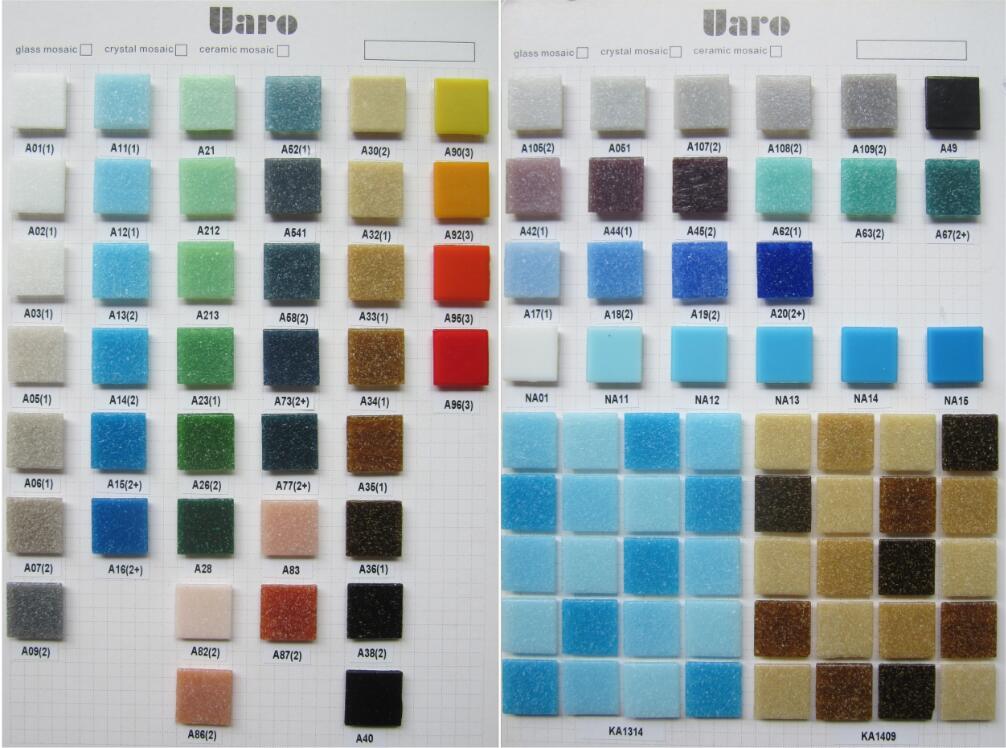 Mosaic Tiles Stained Glass Kit for Crafts Bulk Glass Mosaic Tiles