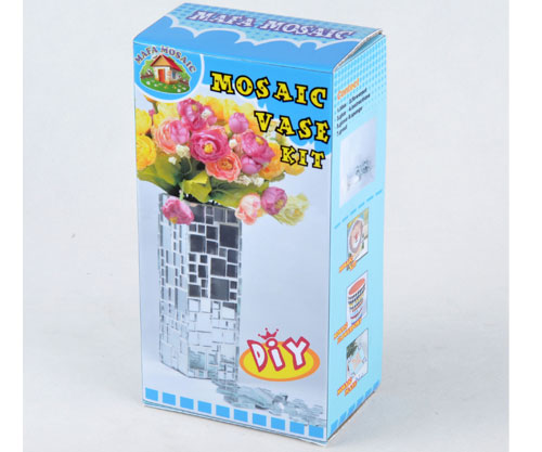 Mosaic craft kit glass mirror photo frame hobby set
