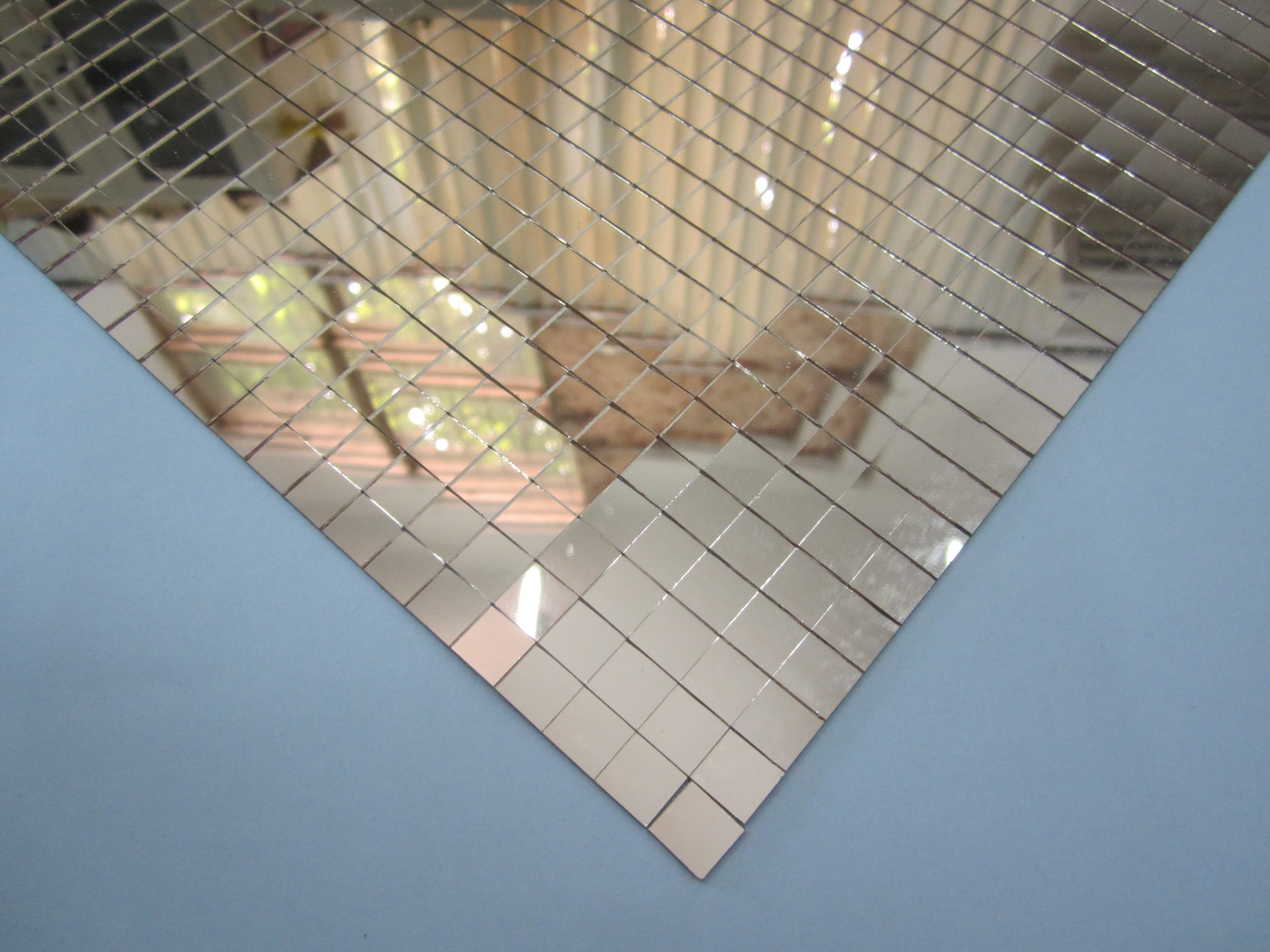 Mini mosaic tile 5x5mm self adhesive mirror mosaic tiles