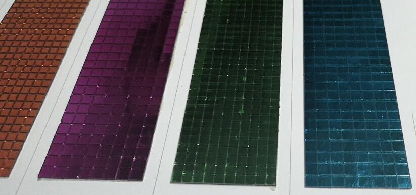 Self-Adhesive Mosaic Tiles Square Glass Mirrors Mosaic Tiles Mirror Mosaic Stickers for DIY Craft Decoration