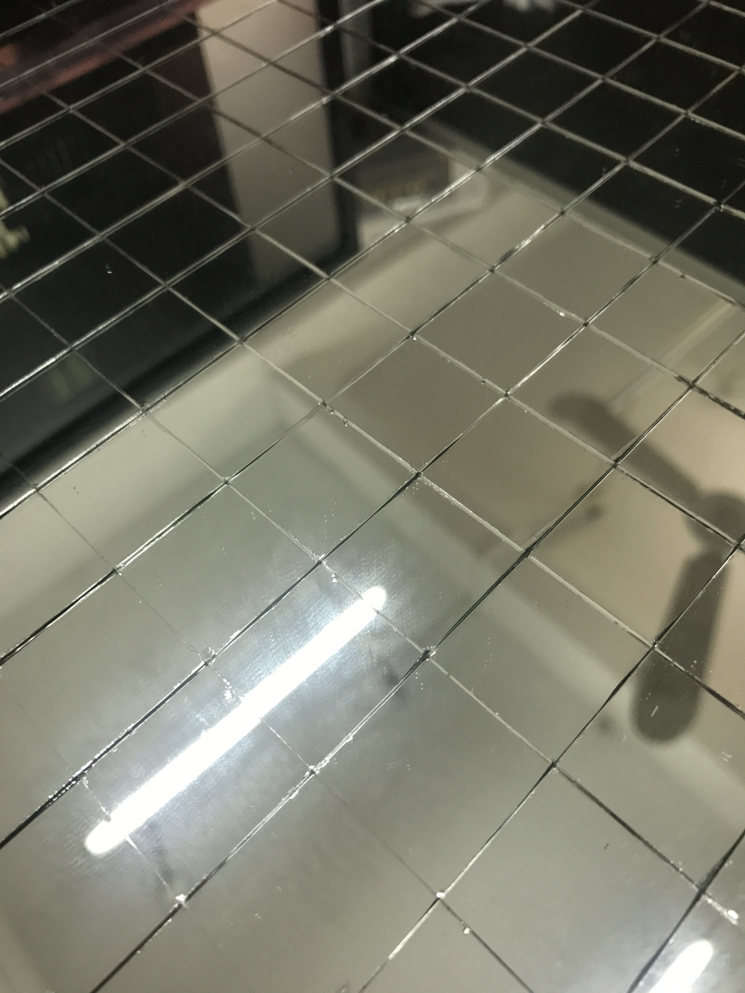 Mini mosaic tile 5x5mm self adhesive mirror mosaic tiles