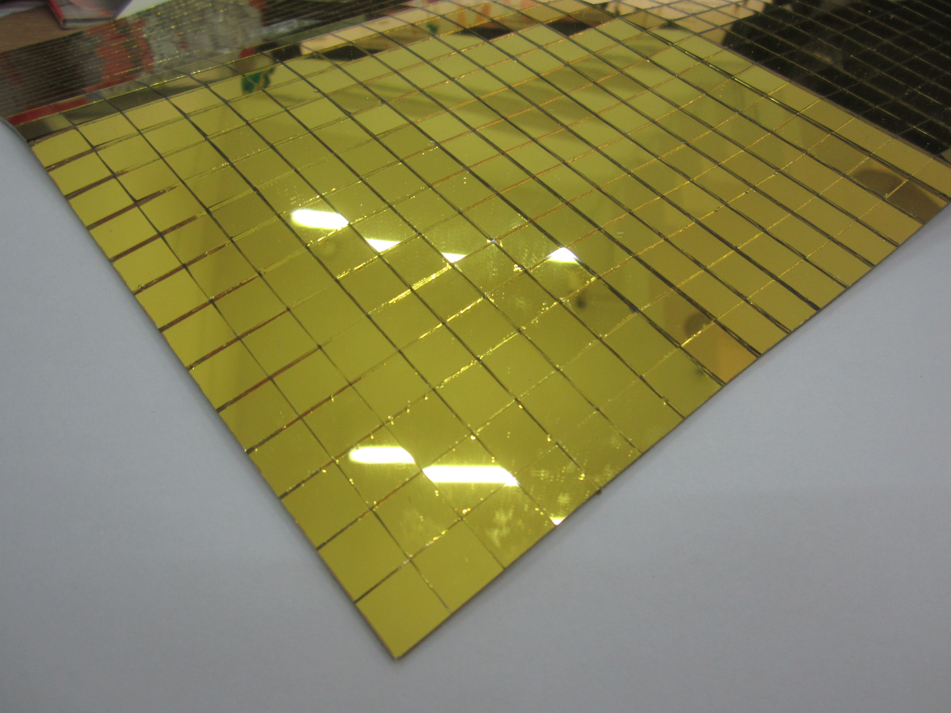 Mini mosaic tile 5x5mm self adhesive mirror mosaic tiles