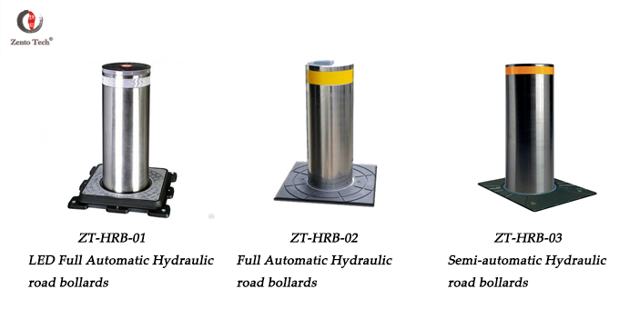 Automatic hydraulic road bollards with Electronic remote control