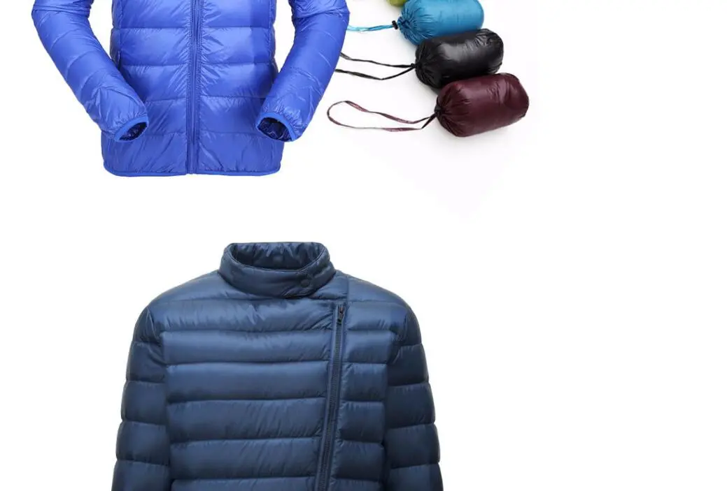 Adult Short fashion Winter Down Jacket Coat with Hood Bubble Jacket Apparel Top Garment Casual Lightweight Jacket