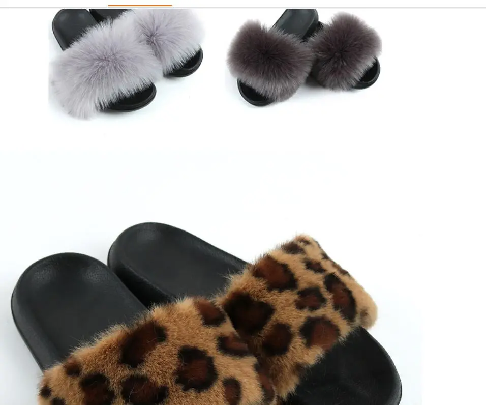 Pompom Slipper POM Platform Women Fuzzy Morning Fur Plush Slippers Fashion Lady Morning Sandal