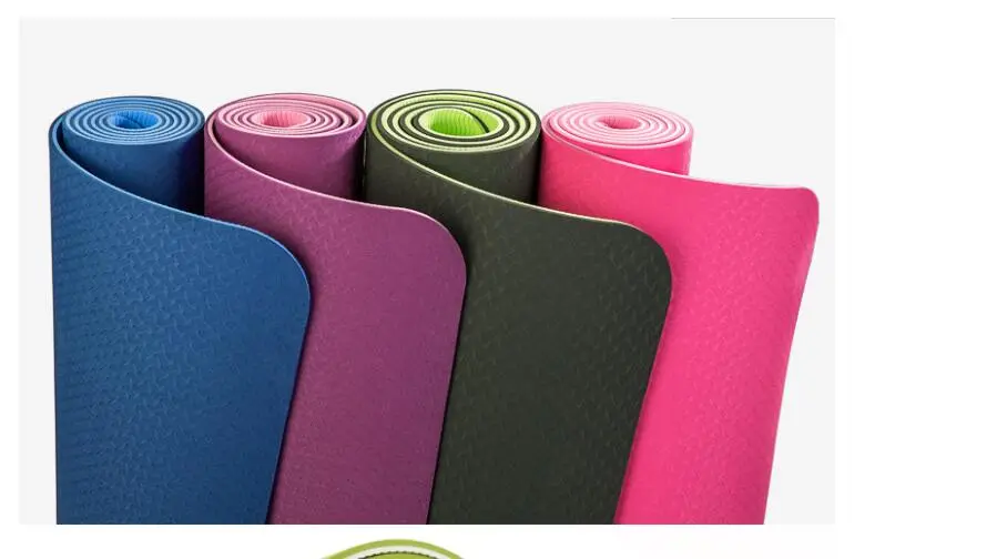 Fitness Home Gym Private Label Anti-Slip Fitness Workout Training Sports Gym Running Non-Slip Rubber Yoga Mat