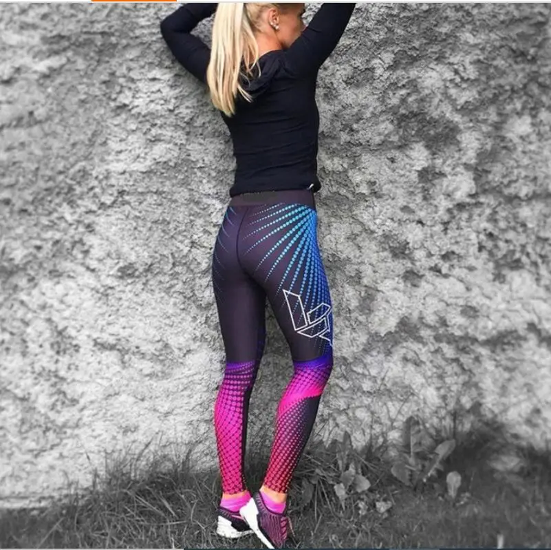 Women Stretch Sportswear Tights Yoga Fitness Clothing Workout Leggings Fitness Wear Sports Wear Running Suit Apparel Garment Clothing