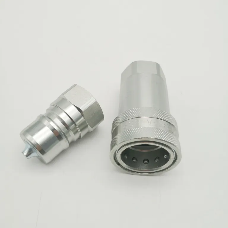 Kit Accoppiamento Idraulico Rapido NPT 3/8 - Con Tappo Antipolvere - Standard ISO7241-1A Per Attrezzature Industriali - Foto 8