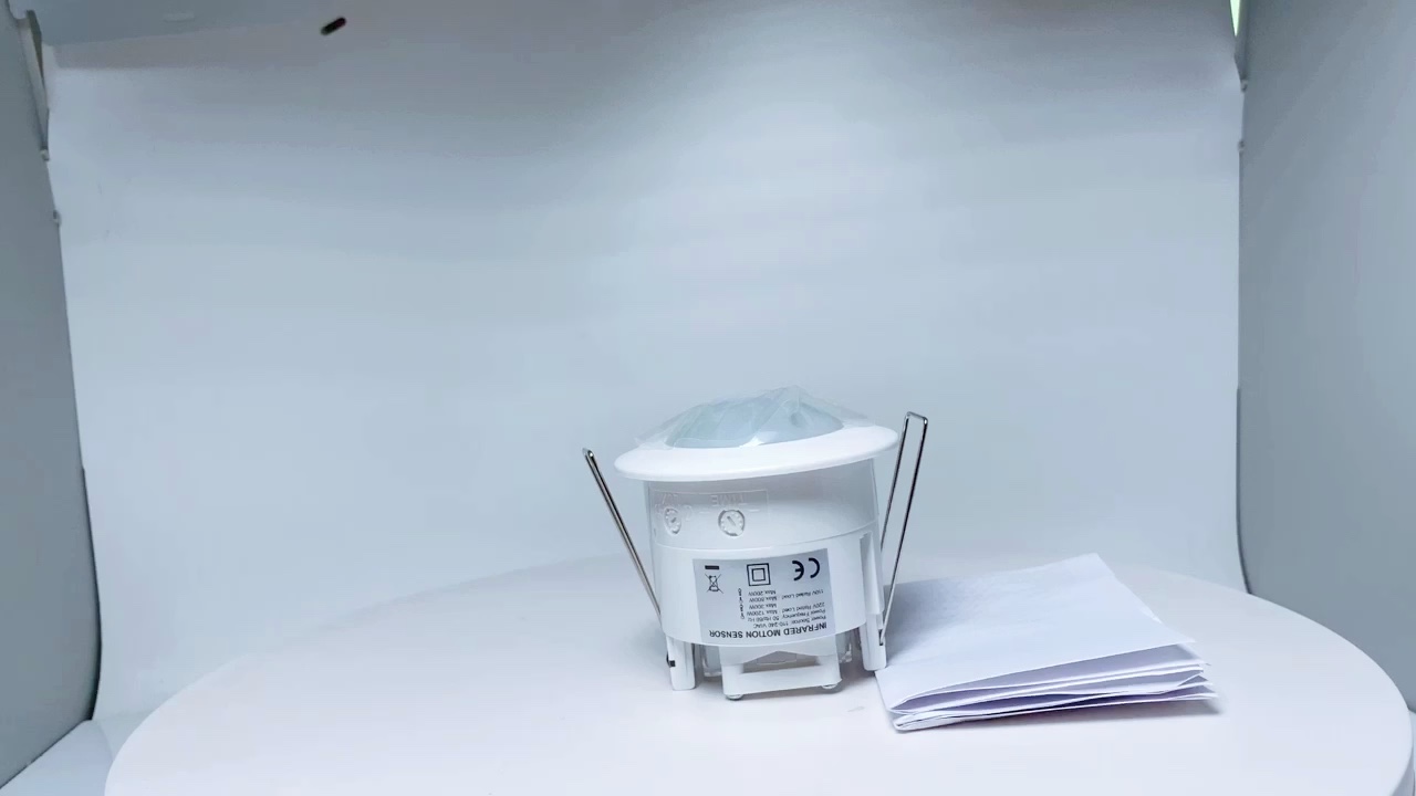 BS041 Ceiling PIR motion sensor switch IP20 1200W, 360degree, 6m detection distance for Guangdong, China