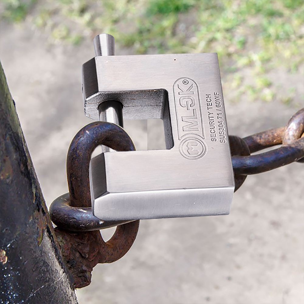 Moklock - heavy duty 304 stainless steel padlock keyed alike small lock Shutter Padlock
