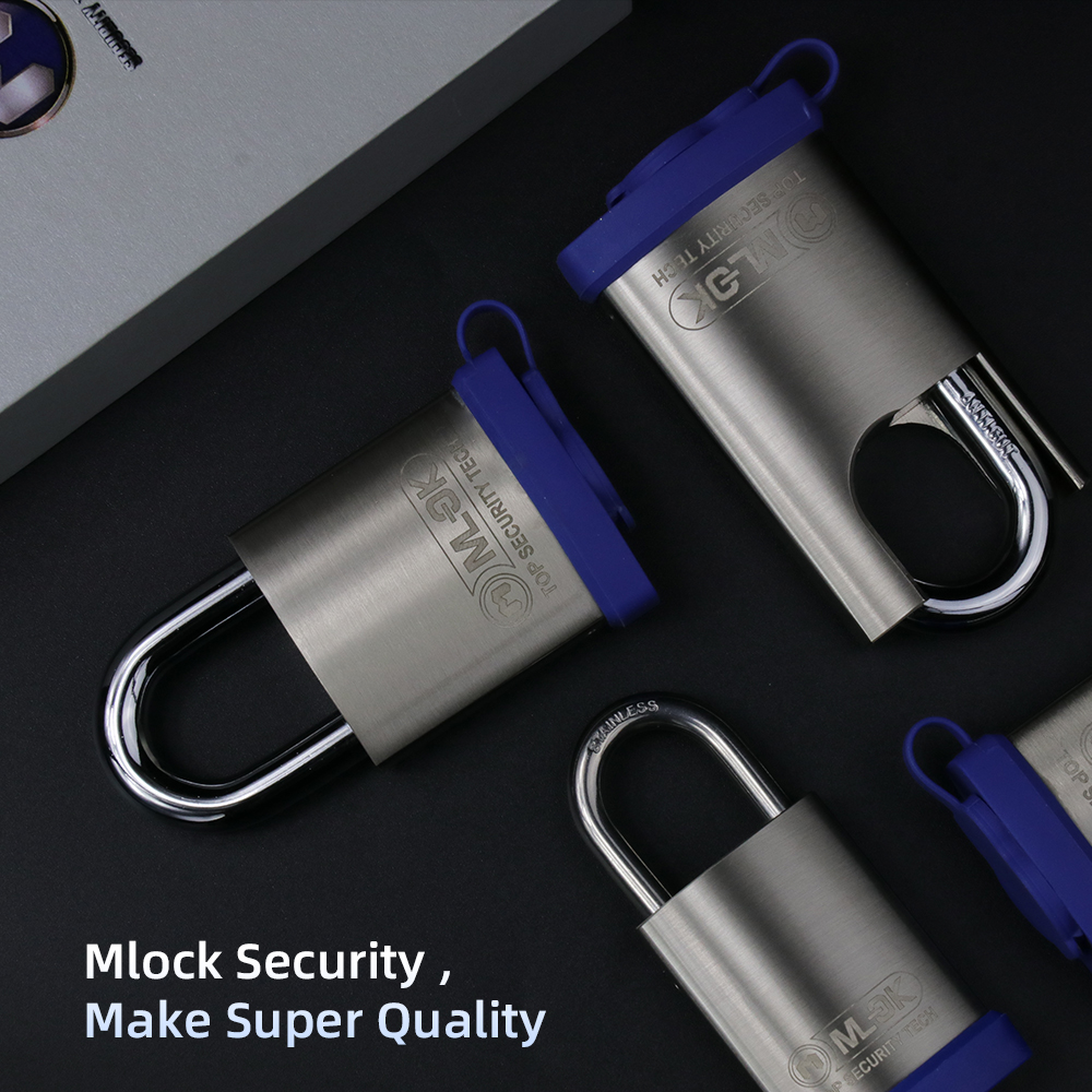 Moklock - Smart padlock waterproof fingerprint padlock warehouse USB charging outdoor fingerprint anti-theft lock luggage storage cabinet Fingerprint Padlock