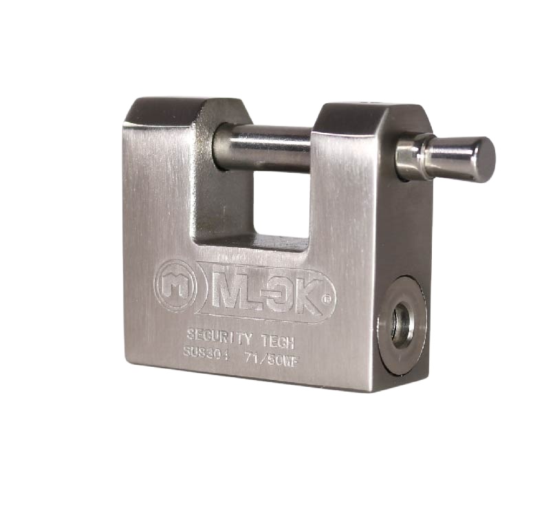 Moklock - Stainless Steel Lock Hasp Covered safety Heavy Duty Padlock Stainless Steel Padlock