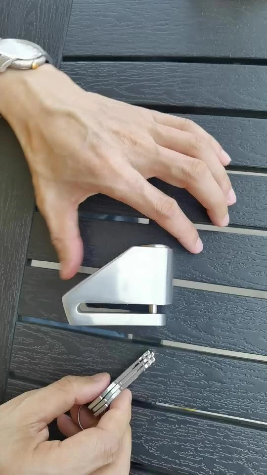 Serrure De Disque De Frein De Vélo Robuste Antivol Pour Scooter Moto Velo Noir 89627650