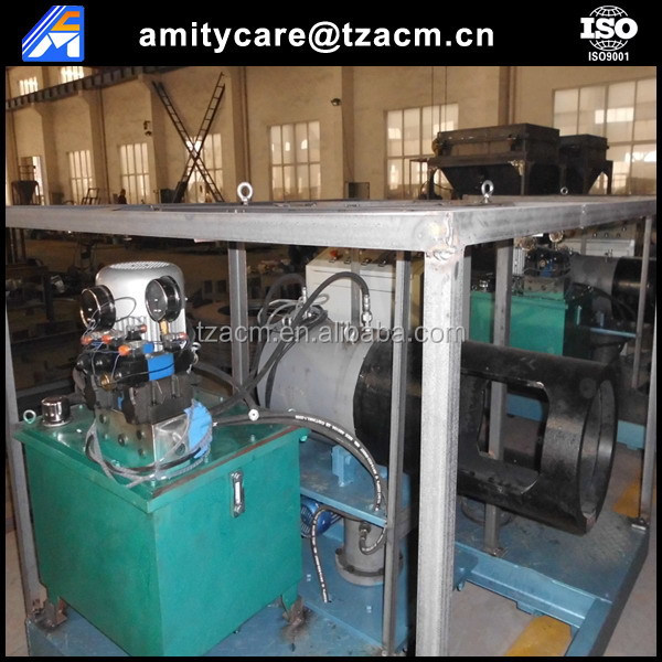 hydraulic concrete pole tensioning jack machine with oil pump
