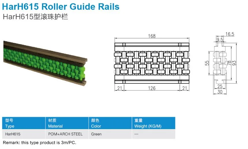 Hairise Transmission Roller Guide for Beverage Industry Wtih ISO&amp; CE &FDA Certificate