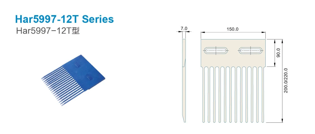 Hairise Transition Escalator Plate Comb Board for Modualr Belt Used for Package &amp; Logistic Industry