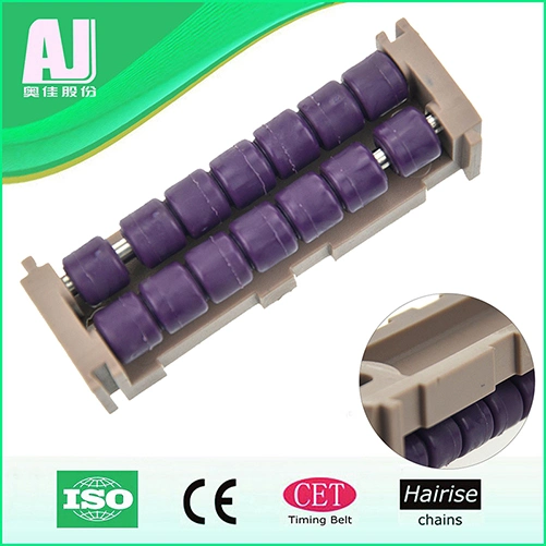 Hairise Nylon Material Roller Rails Conveyor Parts Purple Har-Zmb-2 Wtih ISO&amp; CE &FDA Certificate