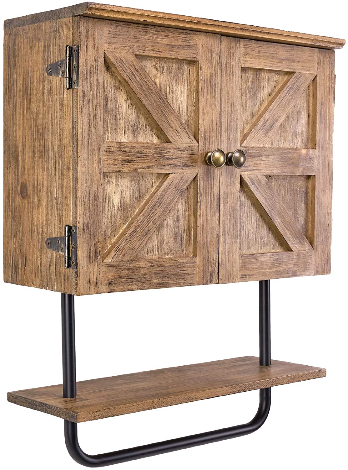 Barndoor Bathroom Wall Cabinet, Space Saver Storage Cabinet
