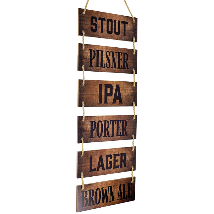 Hot selling large Hanging Wall Sign Wood Wall Decoration