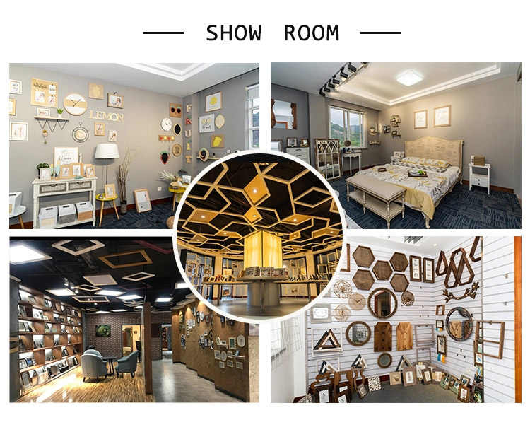 Phota Wholesale High Quality Household Simple Living Room Iron Polygon Decorate Wall Clock Wall Clocks