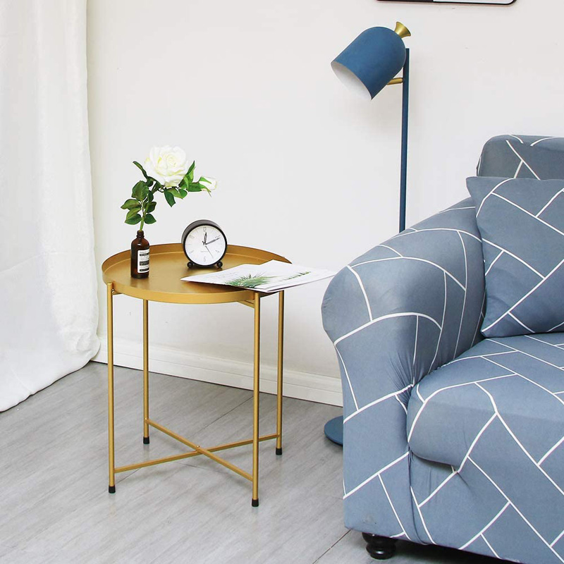 Round Coffee Table for Living Room Furniture High Quality Modern Metal Adjustable (other) Iron Accepatble 30-45days 3-7 Days