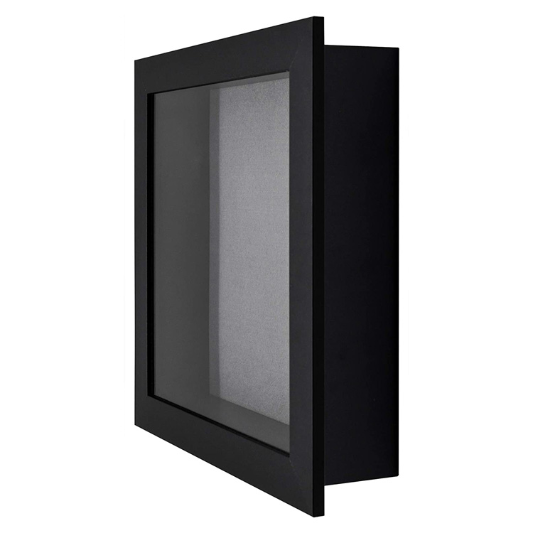 Custom wholesale price 3d shadow box 11x11inch wooden shadow box frames