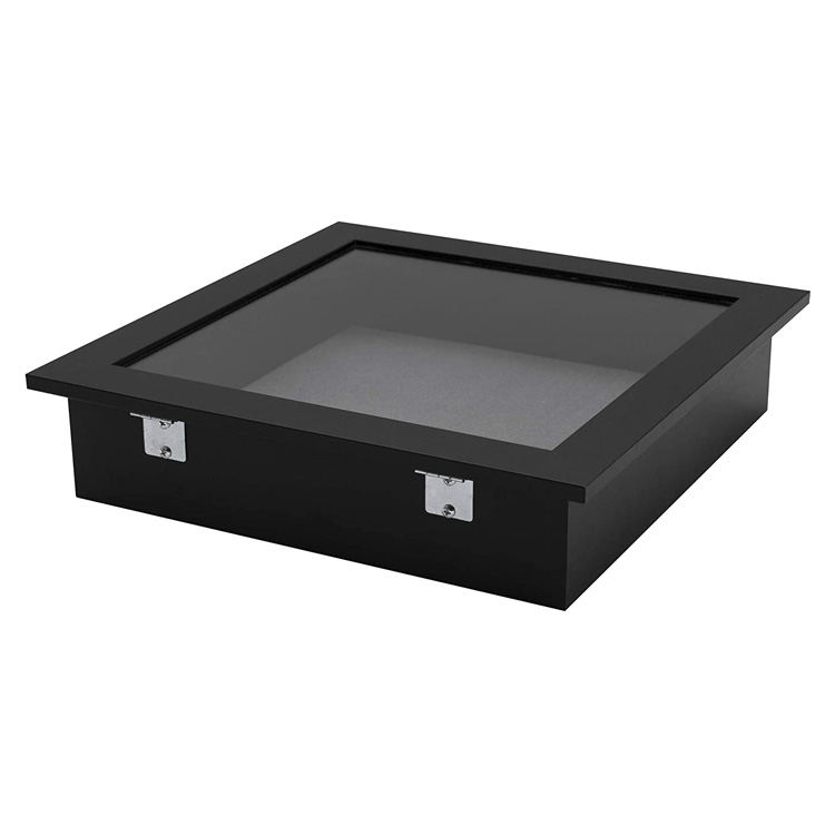 Custom wholesale price 3d shadow box 11x11inch wooden shadow box frames