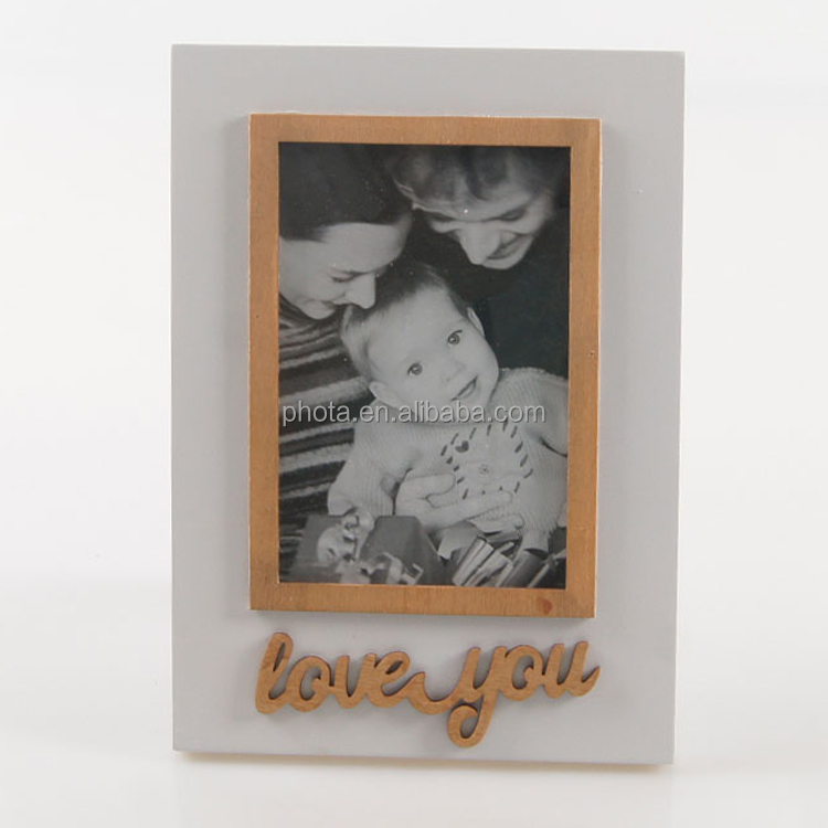 Wholesale 6X8 inch love you baby photo wooden picture frame