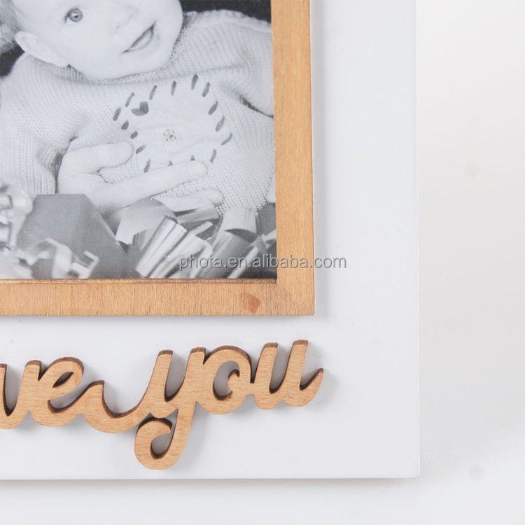 Wholesale 6X8 inch love you baby photo wooden picture frame